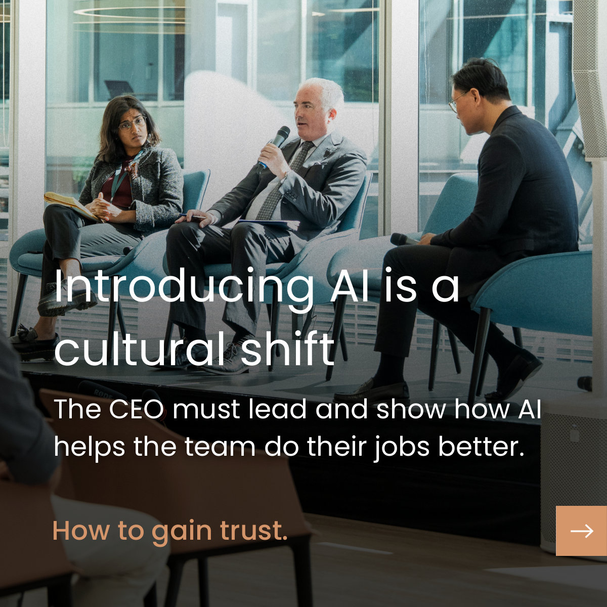 Introducing AI is a cultural shift—the CEO must lead and show how AI helps the team