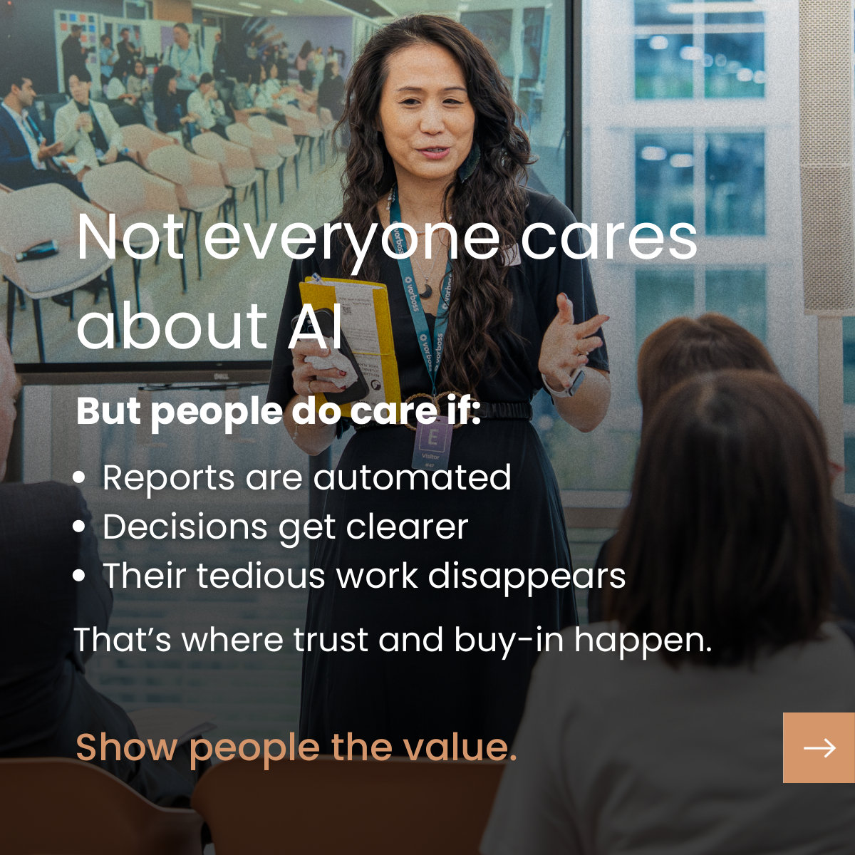 How to gain trust: automate reports, make decisions clearer, remove tedious work