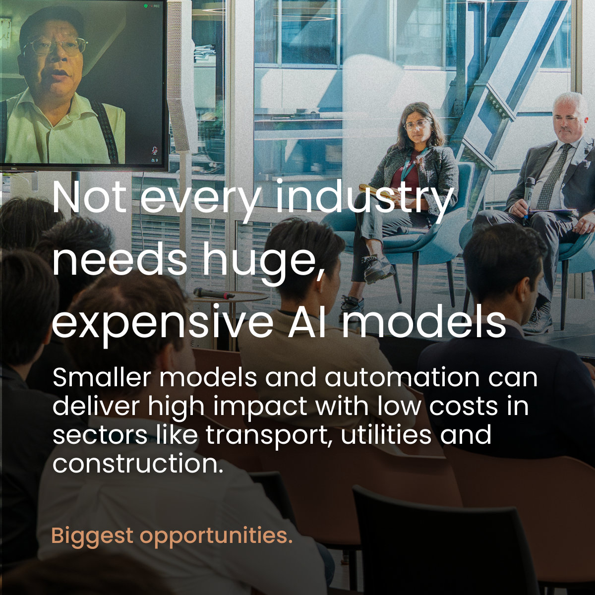 Not every industry needs huge, expensive AI models—smaller models deliver high impact at low cost