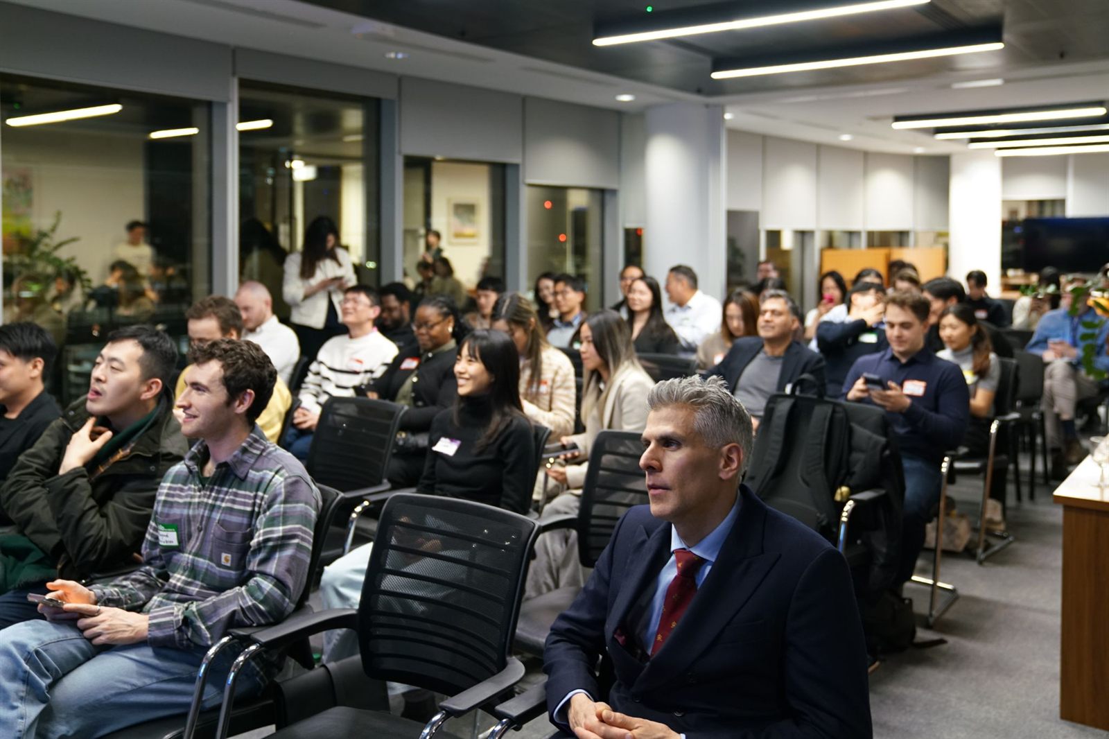 The audience during the Inspiration Showcase