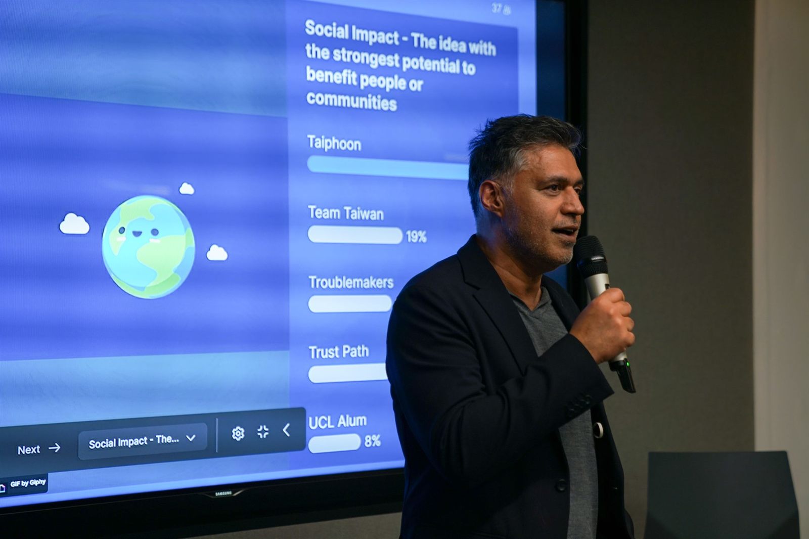 Presenting the live Social Impact vote