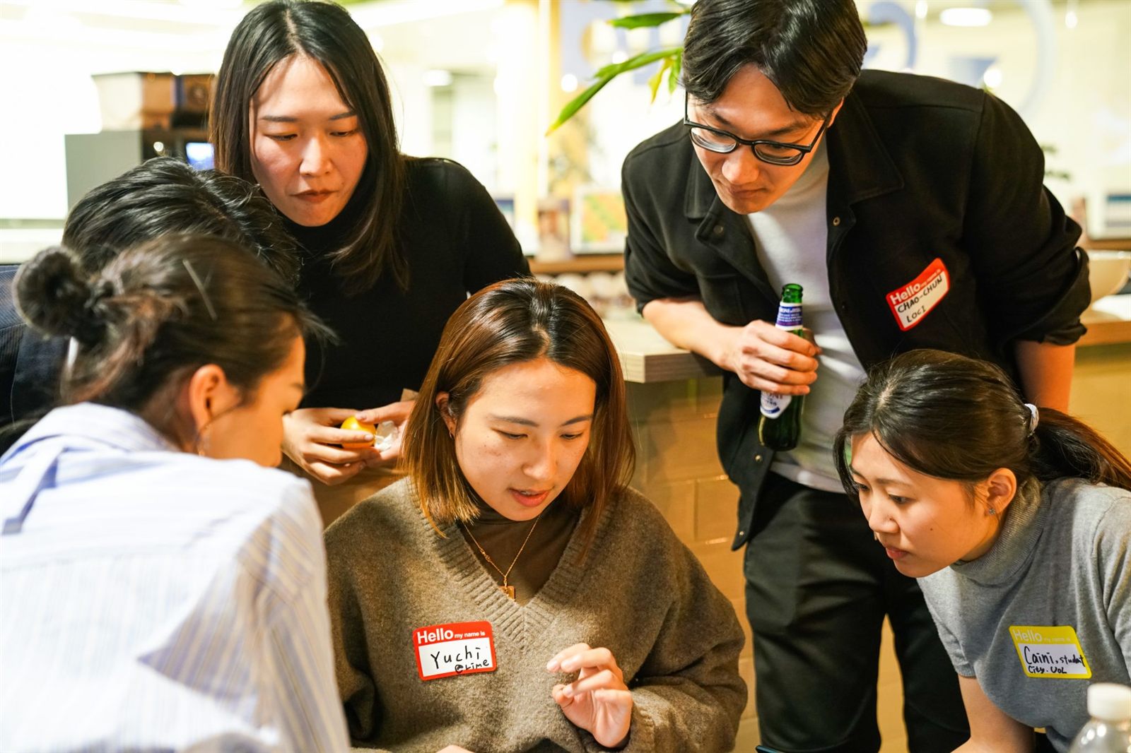 A team building their AI agent during the Build session