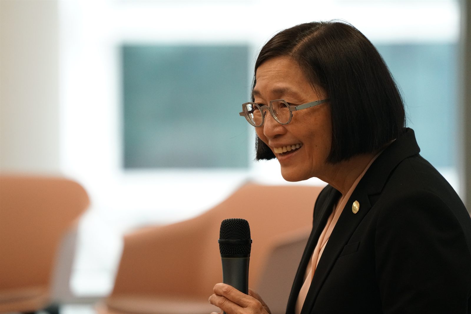 Jane Yung-jen Hsu speaking during the keynote