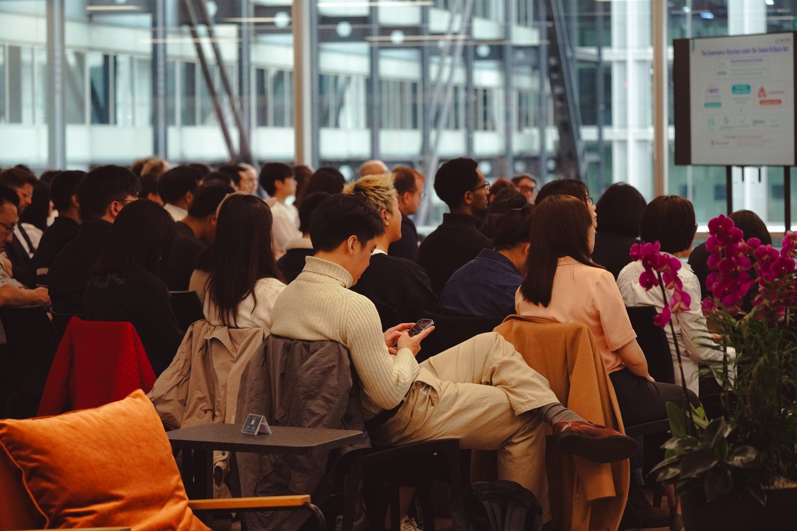The audience during Panel 1