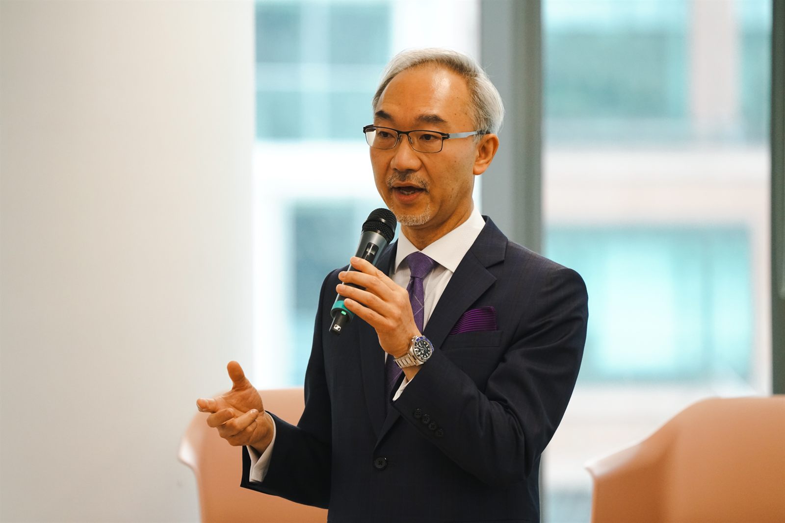 Ambassador Vincent Yao delivering opening remarks for the second half