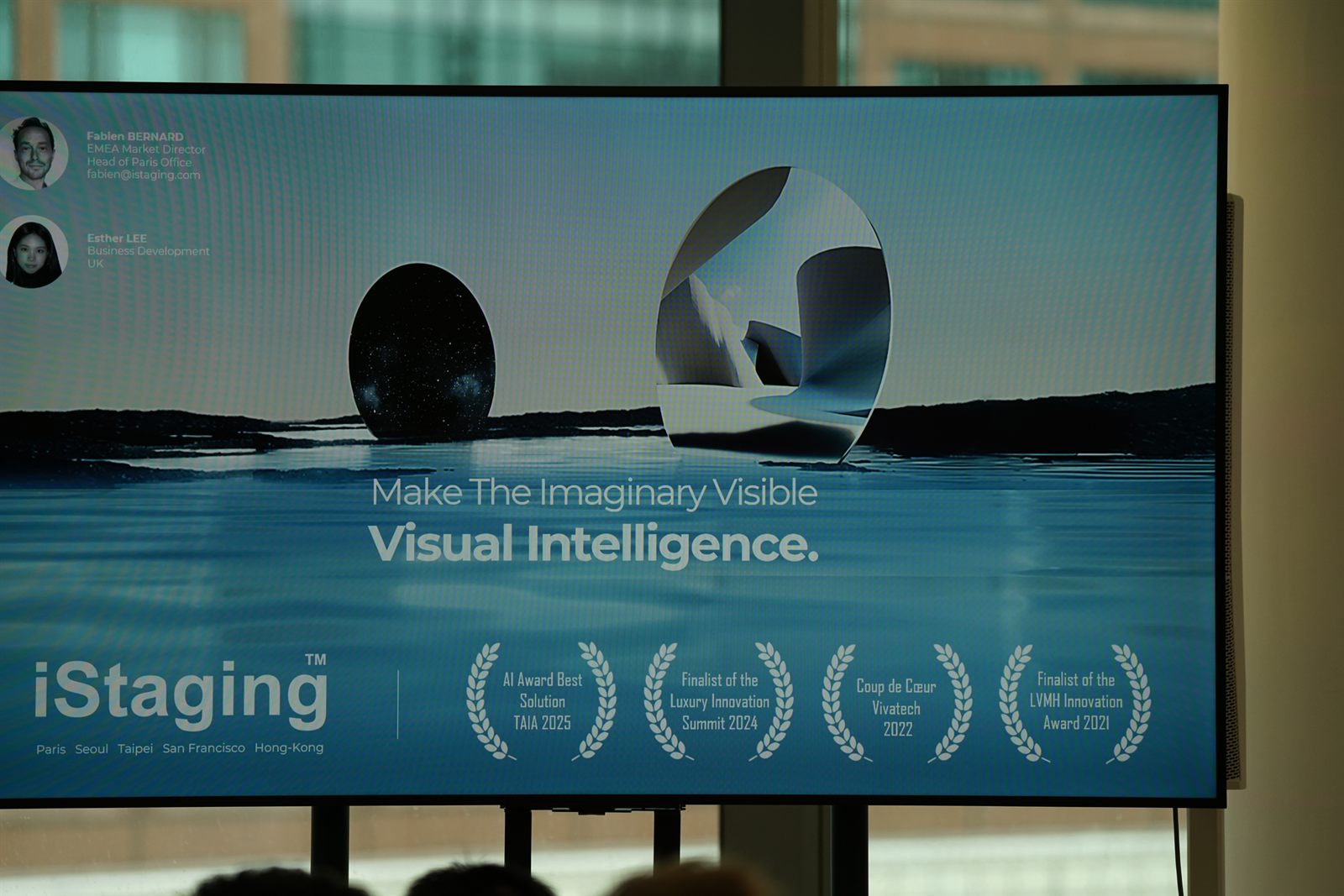 iStaging presentation slide — Visual Intelligence